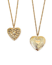 Thelma Heart Locket Necklace