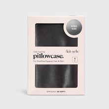 King Satin Pillowcase | Charcoal