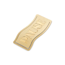 Pause Metal Bookmark