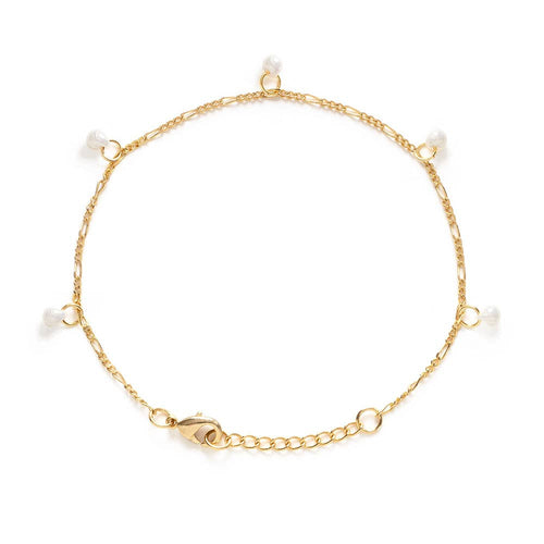 Japanese Drop Bead Bracelet: Pearl