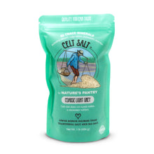 Coarse Light Grey Celtic Sea Salt,- 1 lb(16 oz) Resealable Bag