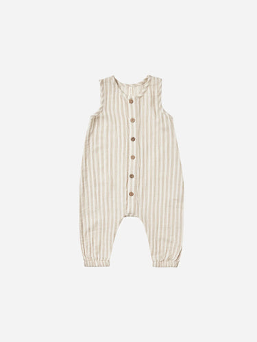 Woven Jumpsuit || Vintage Stripe