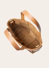 The Woven Mini Tote: Tan