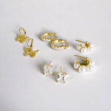 Goldie CZ Diamond Studs Earrings
