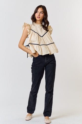 Candace Ruffle Top