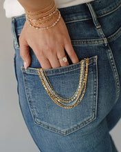 Ella Double Wrap Bracelet Pearl  or Choker Necklace | Gold Filled