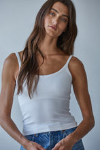 Padded Ribbed V-Neck Cami