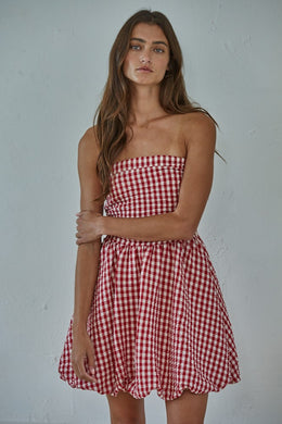 The Daina Gingham Mini Dress