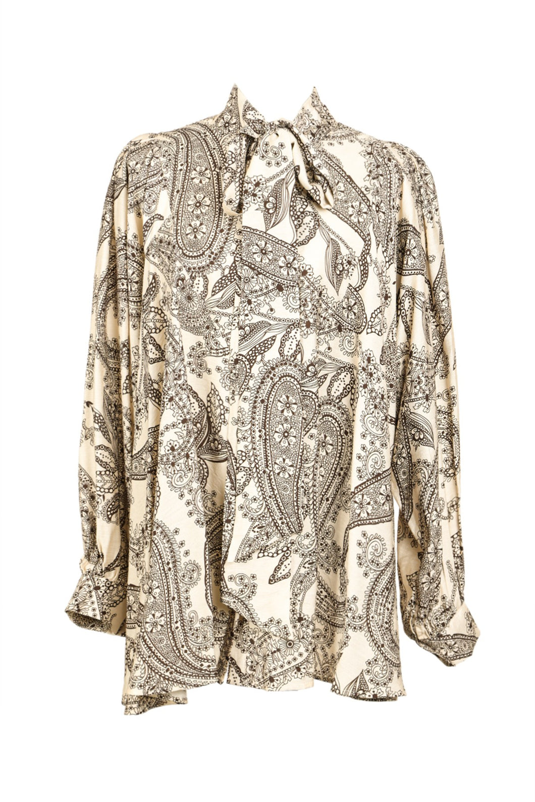 The Paisley Satin Blouse