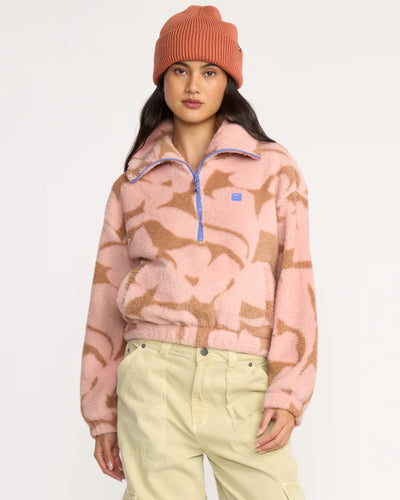 The Barra Half Zip Fleece Sweatshirt