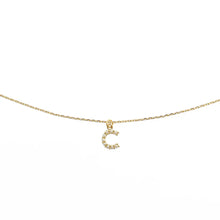 Gold Dainty Pearl Initial Pendant Necklace