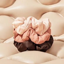 Recycled Fabric Cloud Scrunchies 3pc Set | Rosewood