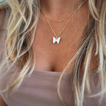 Brynn Butterfly Mother of Pearl Necklace
