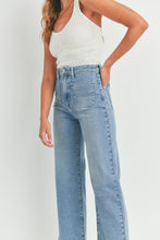 The Patch Pocket Wide Leg Jeans