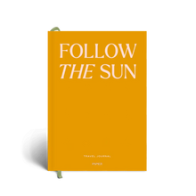 Follow The Sun A5 Hardcover Guided Travel Journal