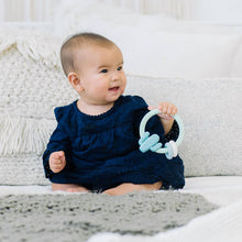 Ritzy Rattle™ Silicone Teether Rattles  | Highland Cow