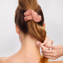 Recycled Fabric Cloud Scrunchies 3pc Set | Rosewood
