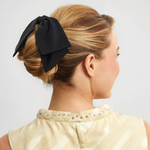 Fabric Bow Hair Clip | Black