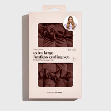 XL Satin Heatless Curling Set | Chocolate