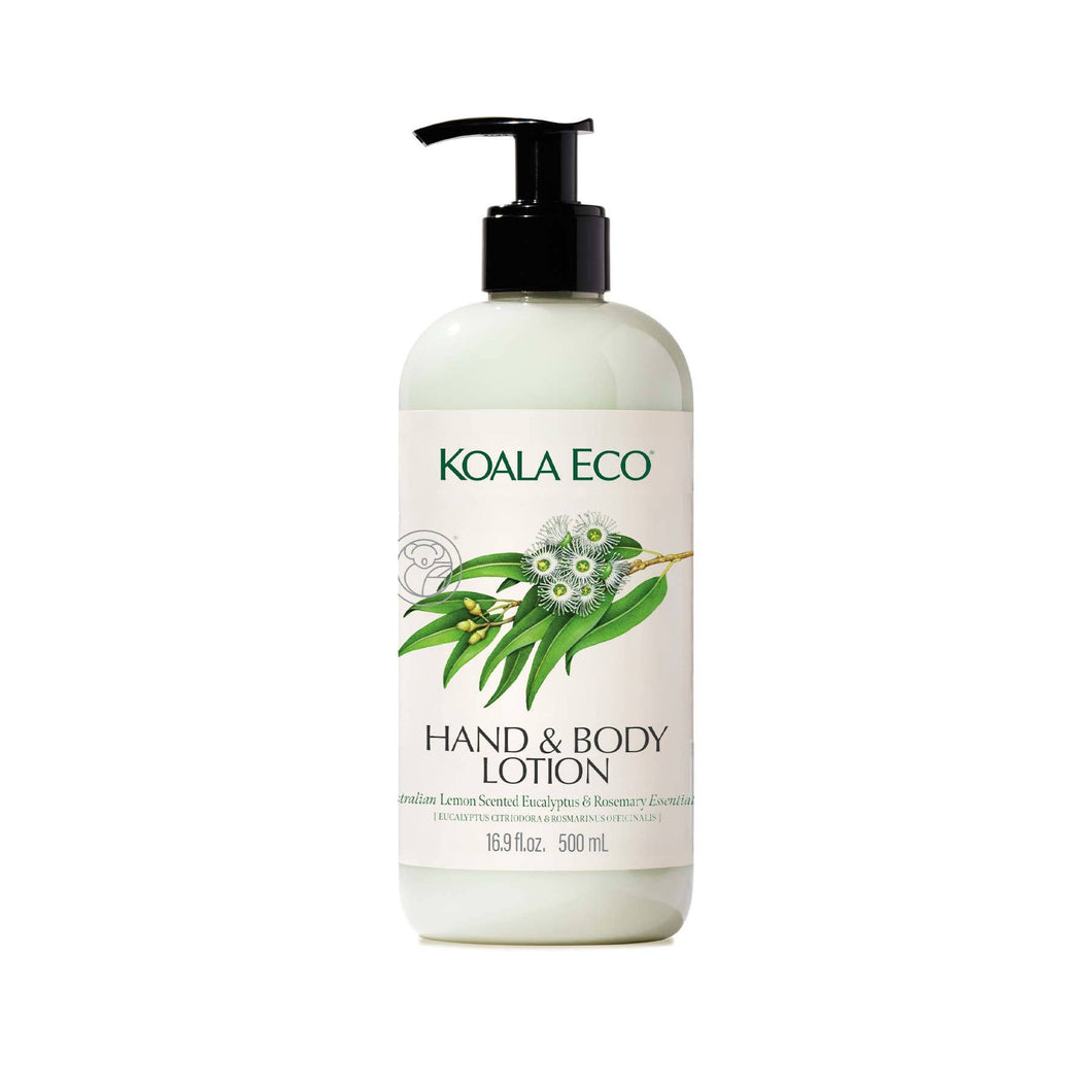 Hand & Body Lotion | Lemon-Scented Eucalyptus & Rosemary