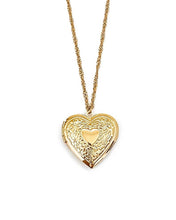 Thelma Heart Locket Necklace