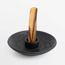 Chuculanas Ceramics Palo Santo Holder Black Matte | Geometric
