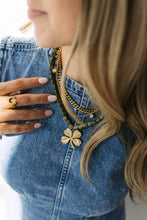 Classy In Clover Stone Necklace