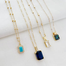 Goldie Clear Pendant Necklace