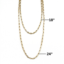 Adeline Gold Chain Necklace ||  18"