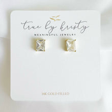 Goldie CZ Diamond Studs Earrings