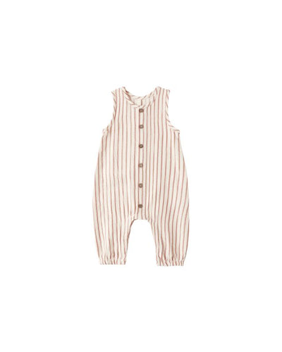 Woven Jumpsuit || Vintage Stripe