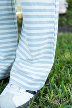 Flared Stripe Pants
