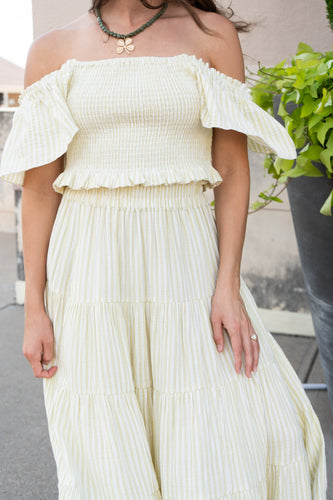 Zayla Top || Citron Stripe