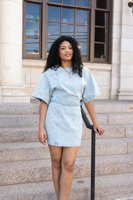 Belted Mini Dress