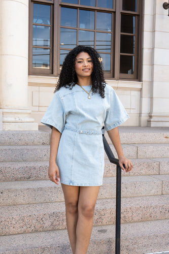 Belted Mini Dress