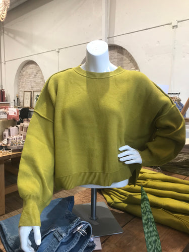 Lemon-Lime Sweater Top