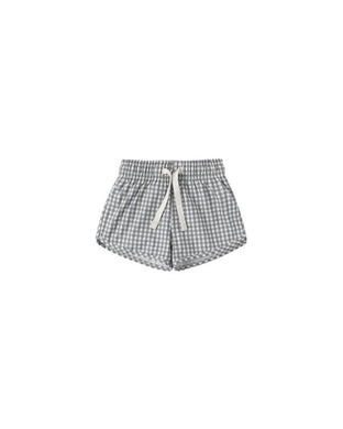 Boys Swim Short || Ocean Gingham