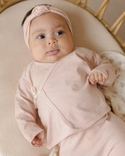 Wrap Top + Footie Pant Set | Melon Micro + Bunnies| Baby