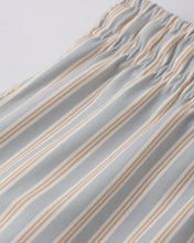 Boy Swim Short | Kids | Blue + Butterscotch Stripe