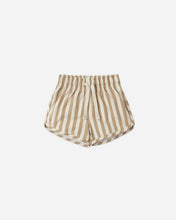 Boys Swim Short | Baby | Retro Latte Stripe