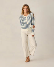 Classic Cardigan | Womens | Maritime Stripe