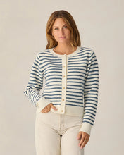 Classic Cardigan | Womens | Maritime Stripe