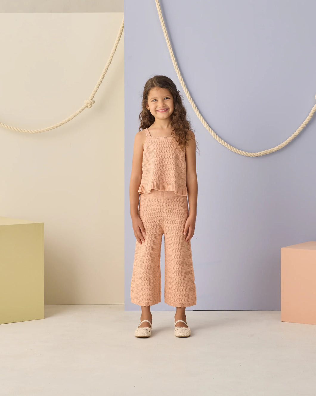 Mari Knit Set || Melon