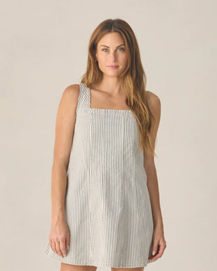 Maeve Mini Dress | Womens| Railroad Stripe