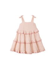 Ruffled Swing Dress || Petal Gingham