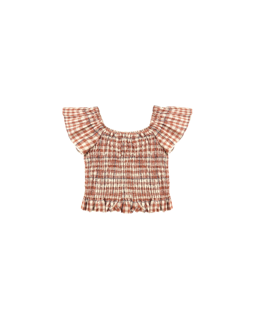 Zayla Top || Poppy Gingham