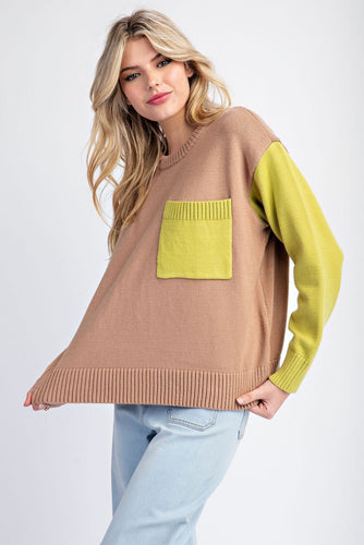 Coco Color Block Sweater