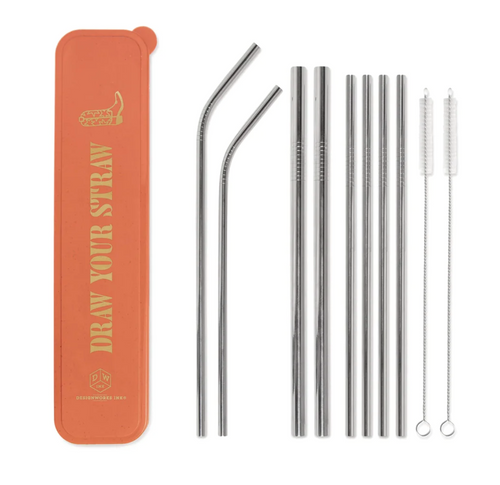 Stainless Steel Straw Set - Draw Your Straw
