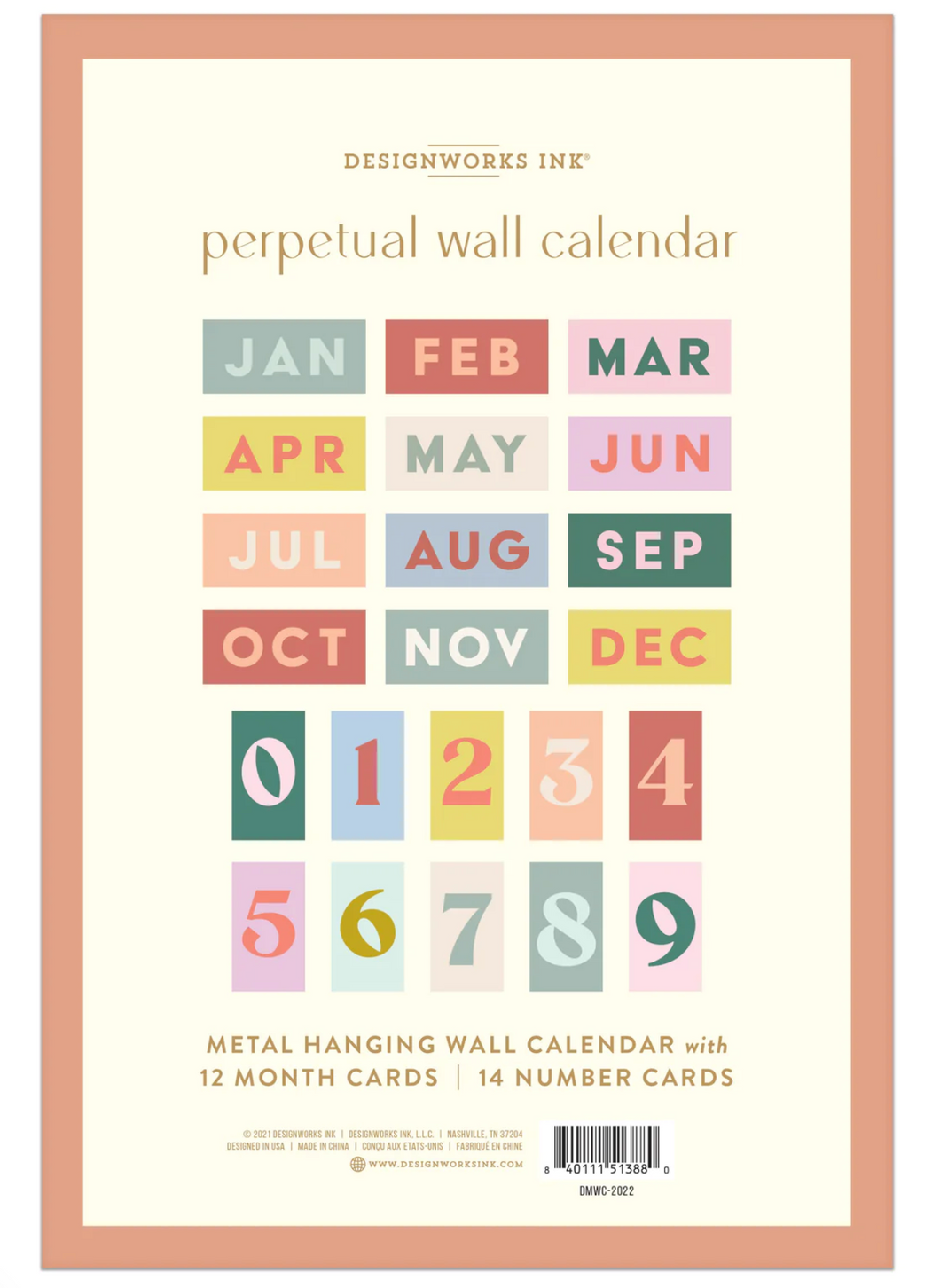 Perpetual Wall Calendar