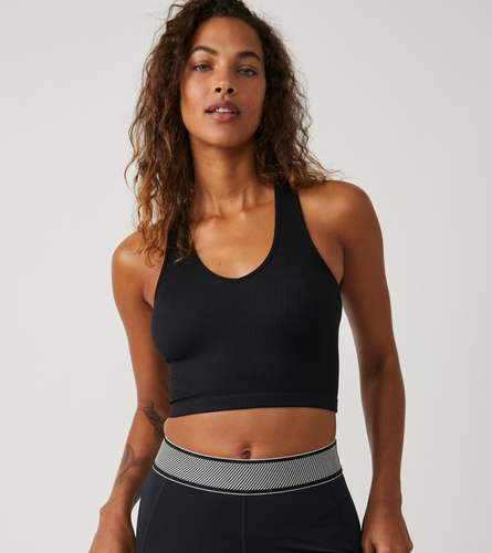 The Free Throw Long Crop Tanks